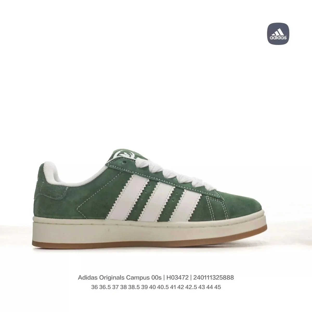 Adidas Campus 00s Green White Sneakers