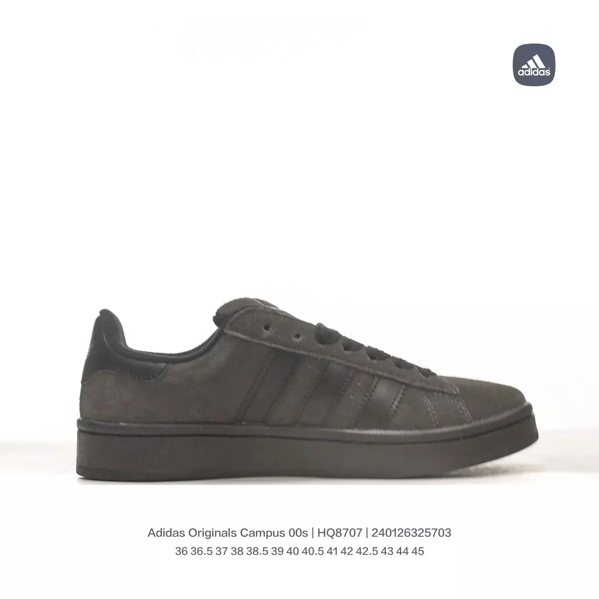 Adidas Originals Campus 00s Triple Black Sneakers