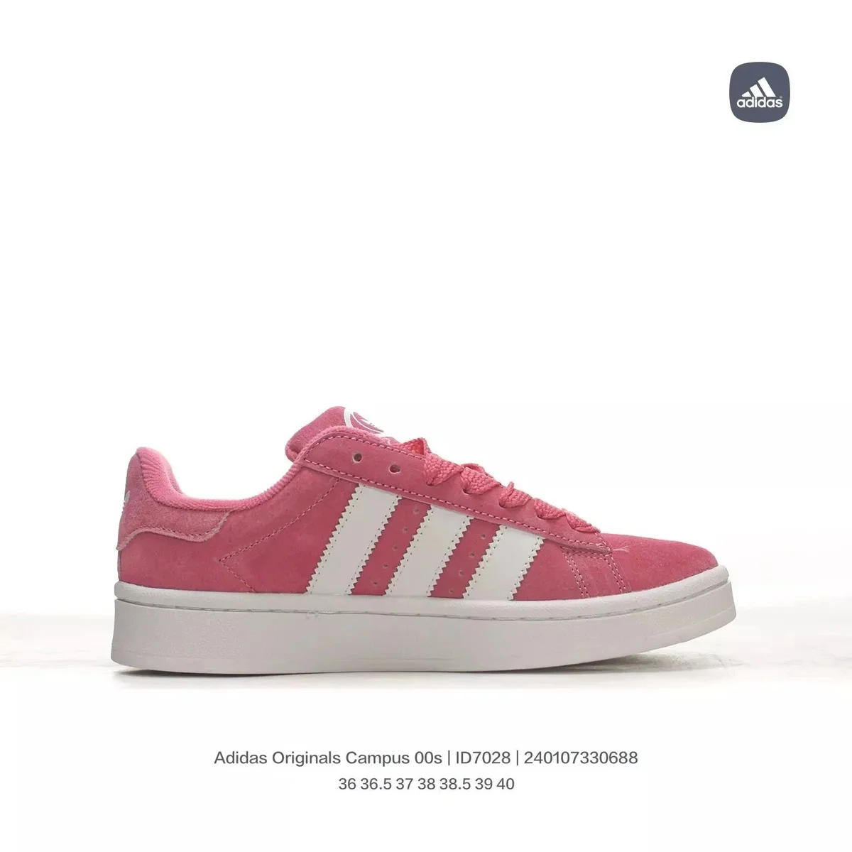 Adidas Adidas Campus 00s Pink White Sneakers Pink - 1