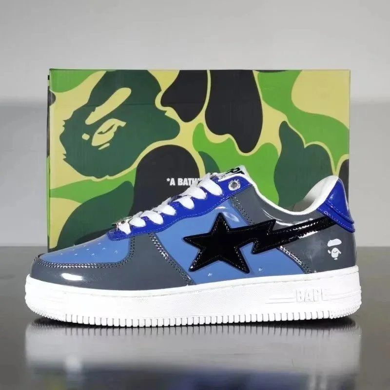 A Bathing Ape BAPE STA ABC Camo Blue Sneakers