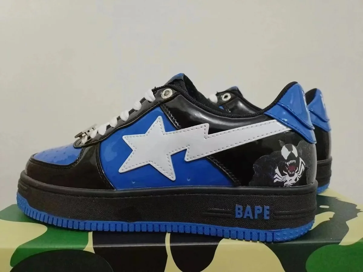 A Bathing Ape BAPE STA Venom Blue Black Sneakers