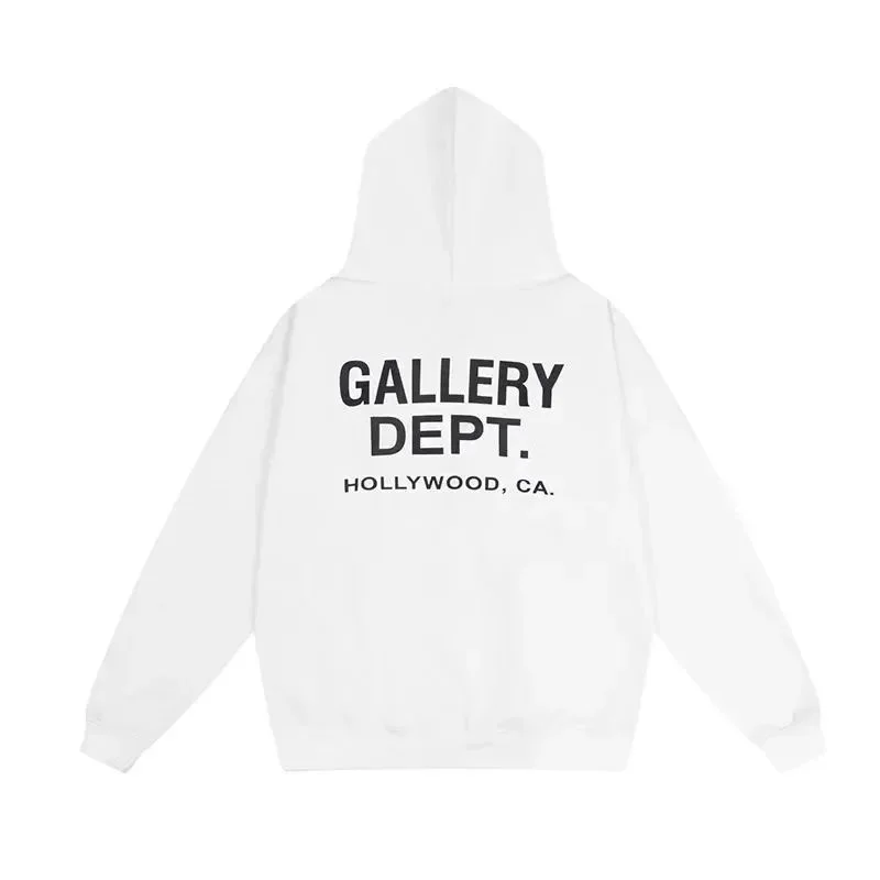 Gallery Dept. Hollywood White Hoodie