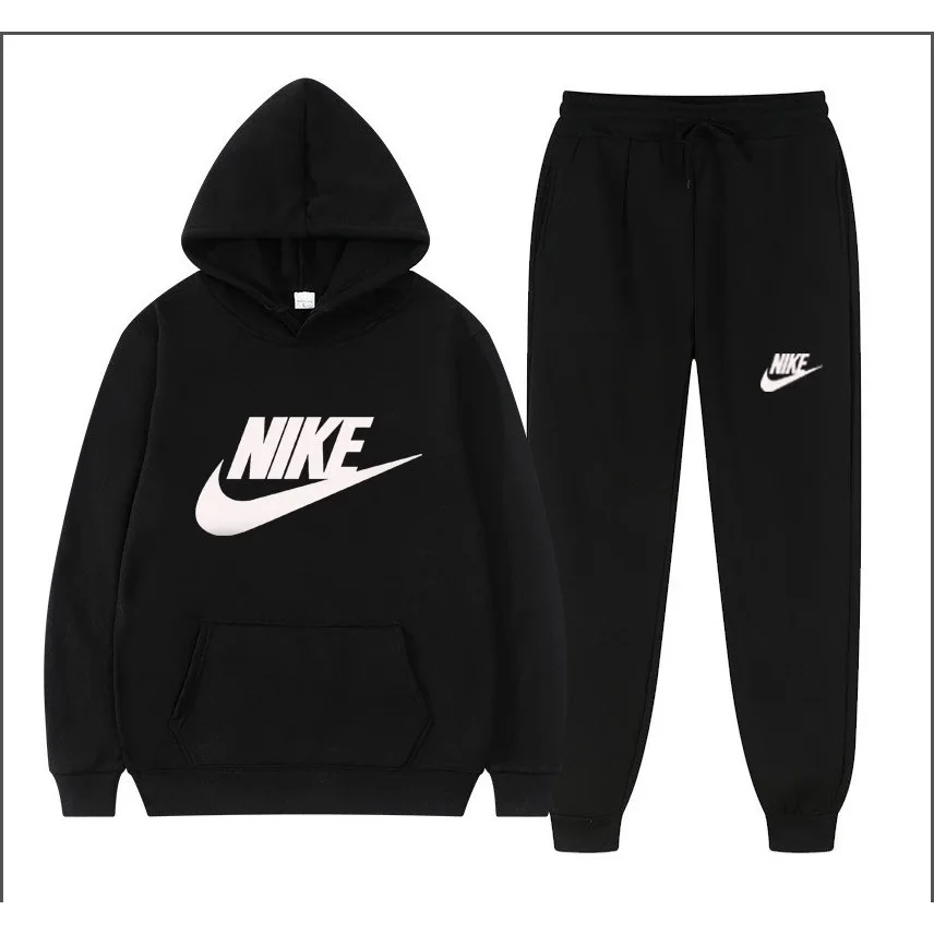 Nike Black Hoodie & Joggers Set