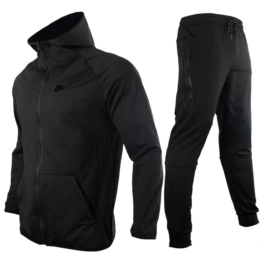 Nike Tech Fleece Black Hoodie & Pants Set