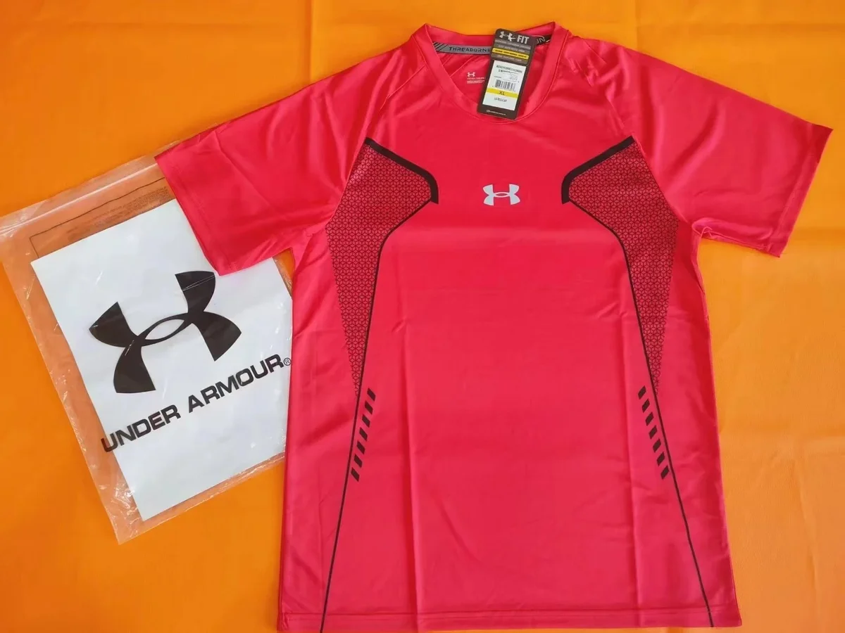 Under Armour Threadborne T-Shirt Red/Black T-Shirt