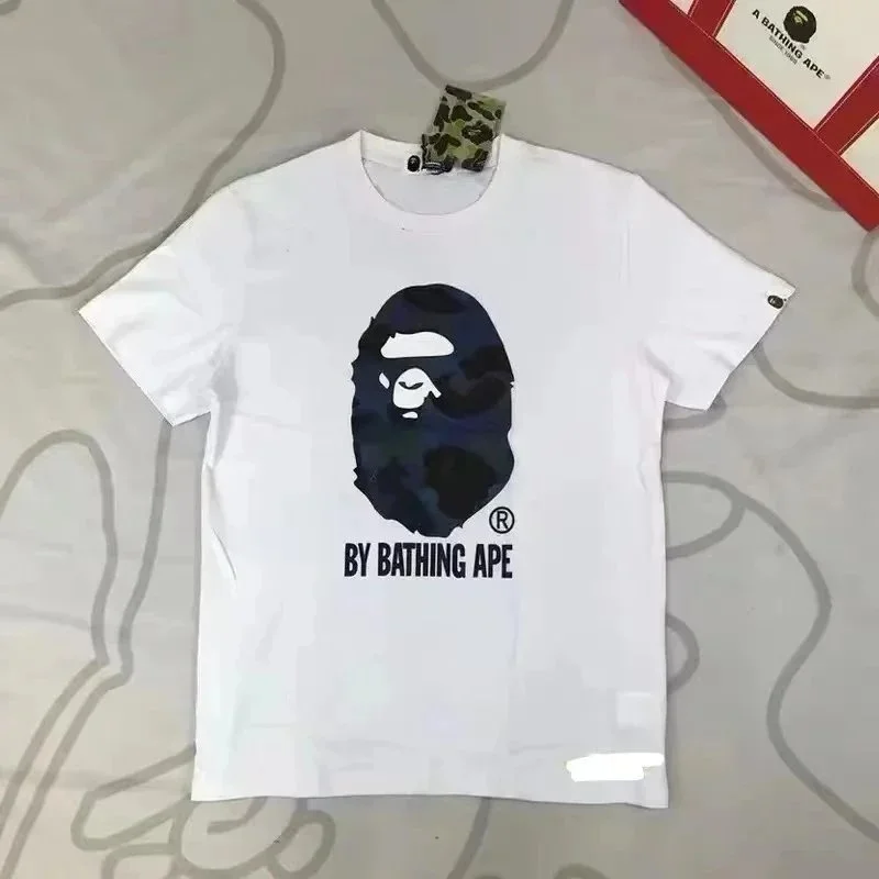 A Bathing Ape BAPE STA White Camo Head T-Shirt