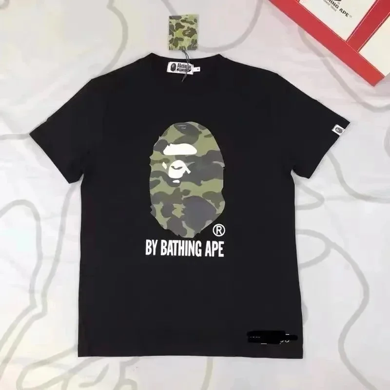 A Bathing Ape BAPE STA Black Camo Head T-Shirt