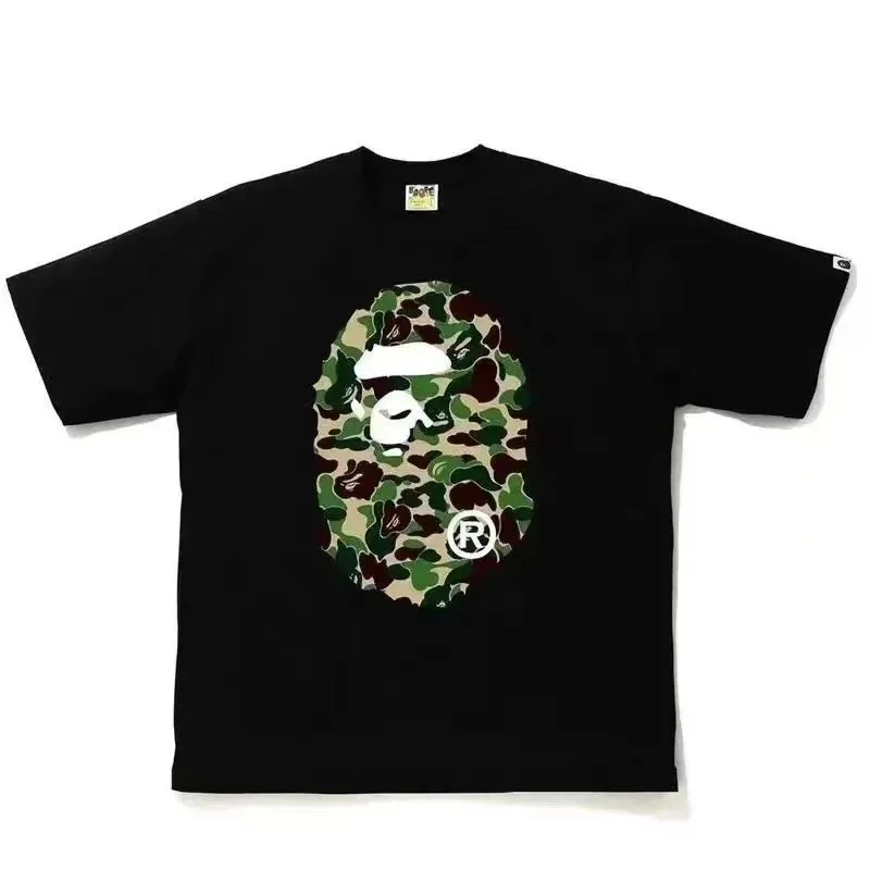 A Bathing Ape BAPE STA Camo Head Black T-Shirt