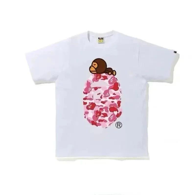 A Bathing Ape BAPE STA White Pink Camo T-Shirt