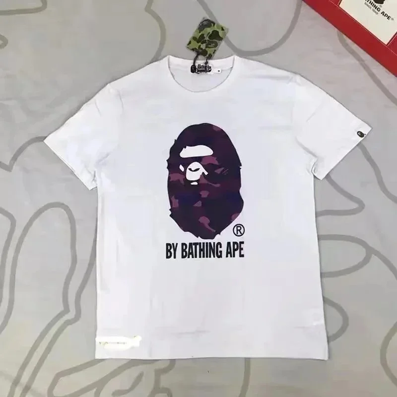 A Bathing Ape BAPE STA White Camo Head T-Shirt