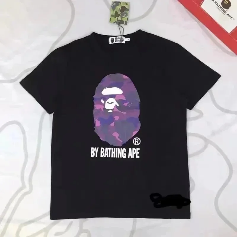 BAPE STA Black Purple Camo T-Shirt