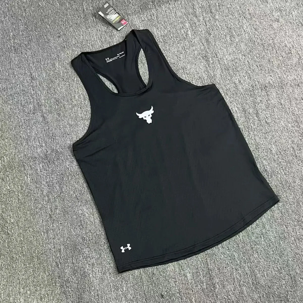 Under Armour Project Rock Black Tank Top