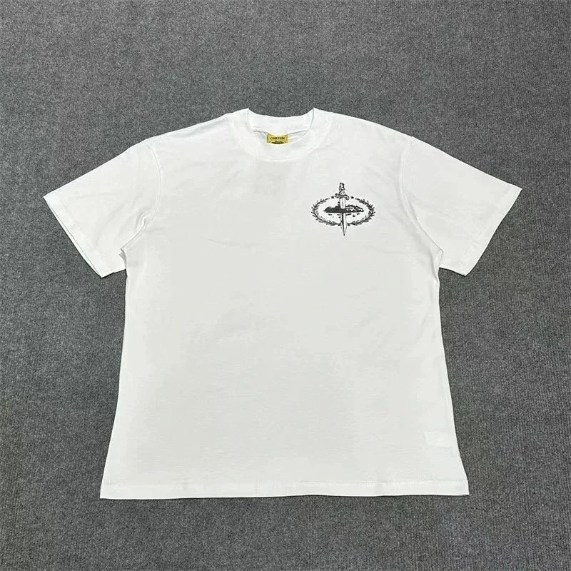 White Graphic Print T-Shirt