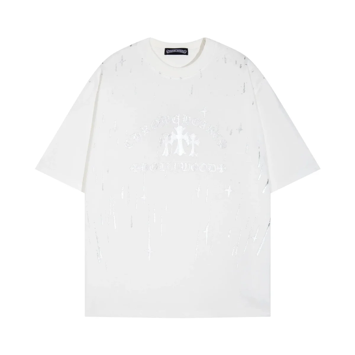 Chrome Hearts Hollywood Cross White T-Shirt