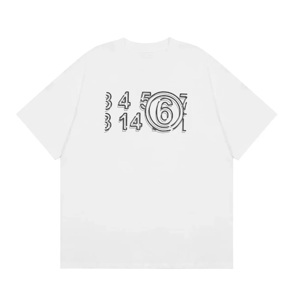 White MM6 Maison Margiela Tabi T-Shirt