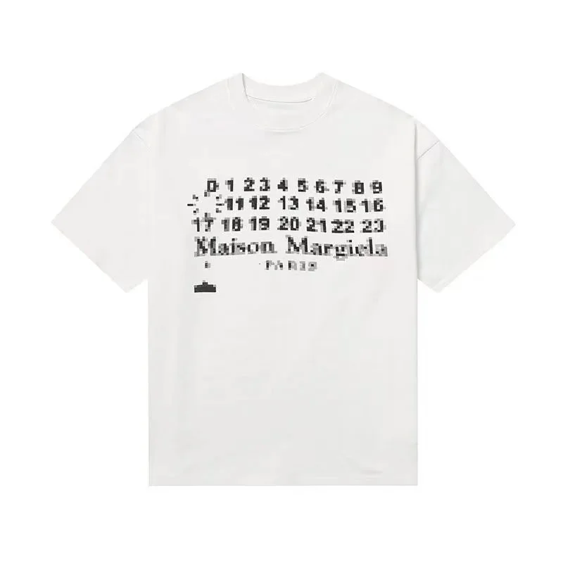 Maison Margiela Pixel Print T-Shirt White