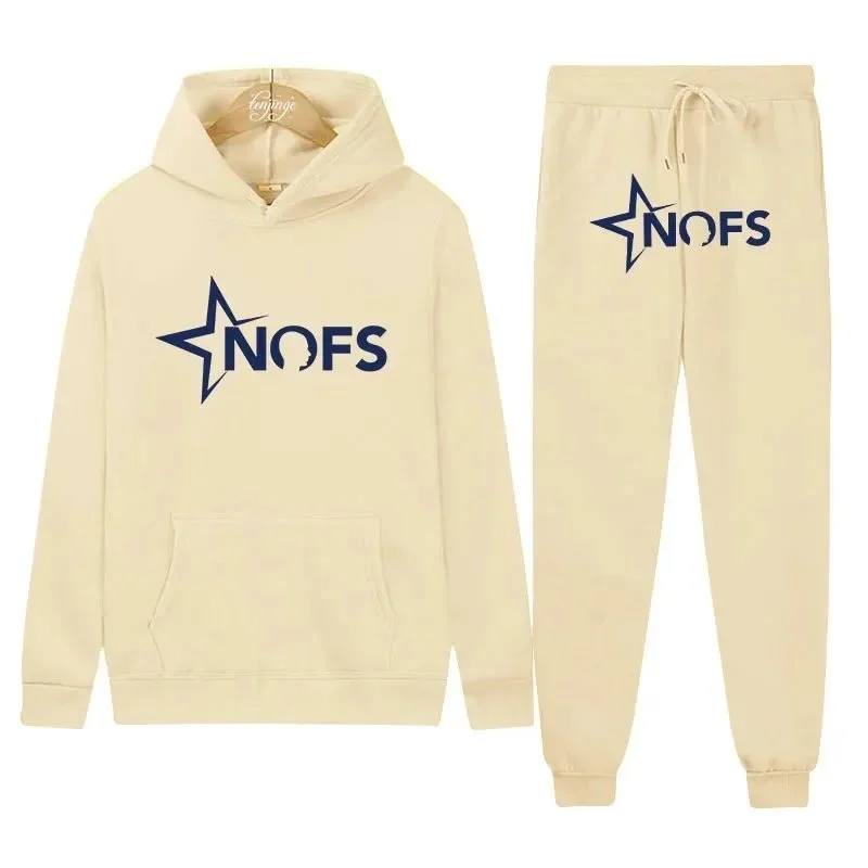 NOFS Cream NOFS Star Tracksuit Set