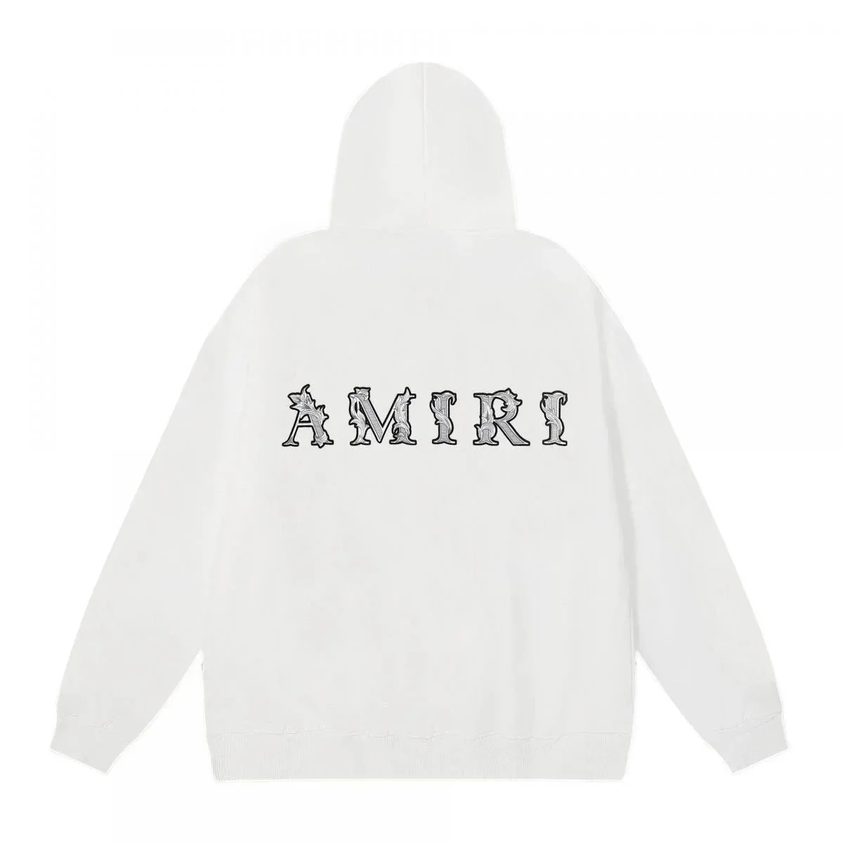 Amiri White AMRI Hoodie Sweatshirt