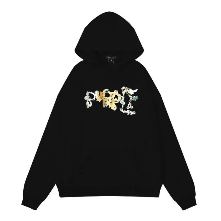 Purple Brand P001 Black Hoodie