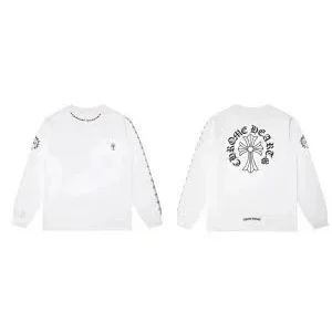 Chrome Hearts Cross Logo White Sweatshirt
