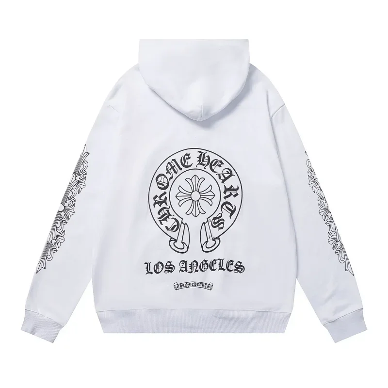 Chrome Hearts CH Cross White Hoodie