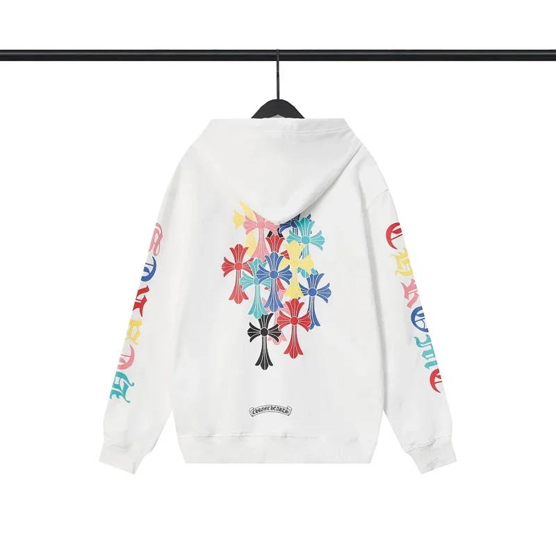 Chrome Hearts CH Cross White Hoodie