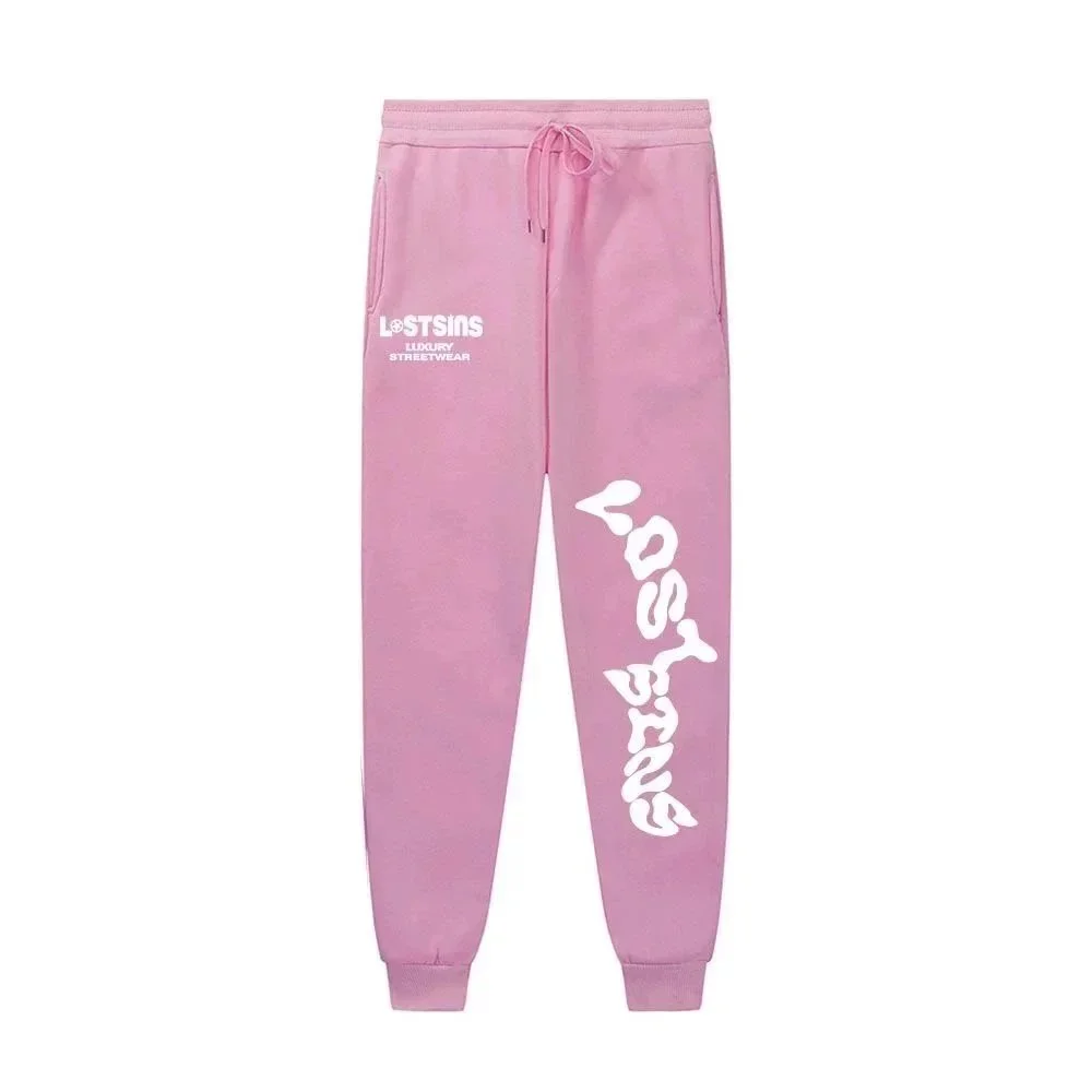 LostSins Pink 'LostSins' Print Sweatpants