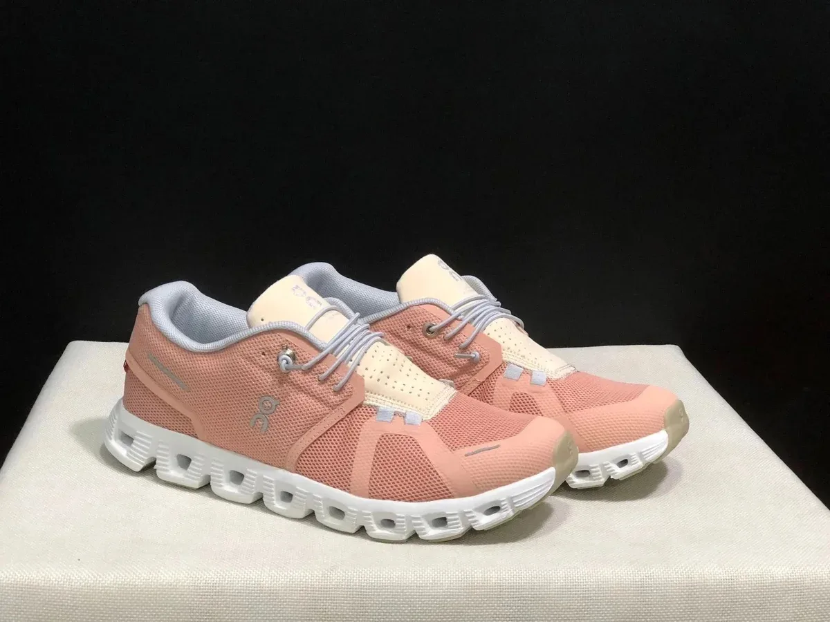 On Running Cloud Peach Mesh Sneakers