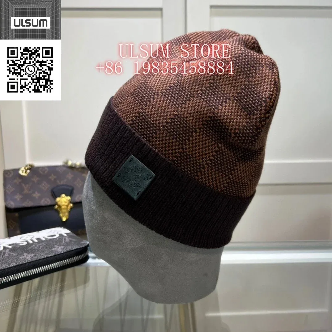 Louis Vuitton Monogram Beanie Brown