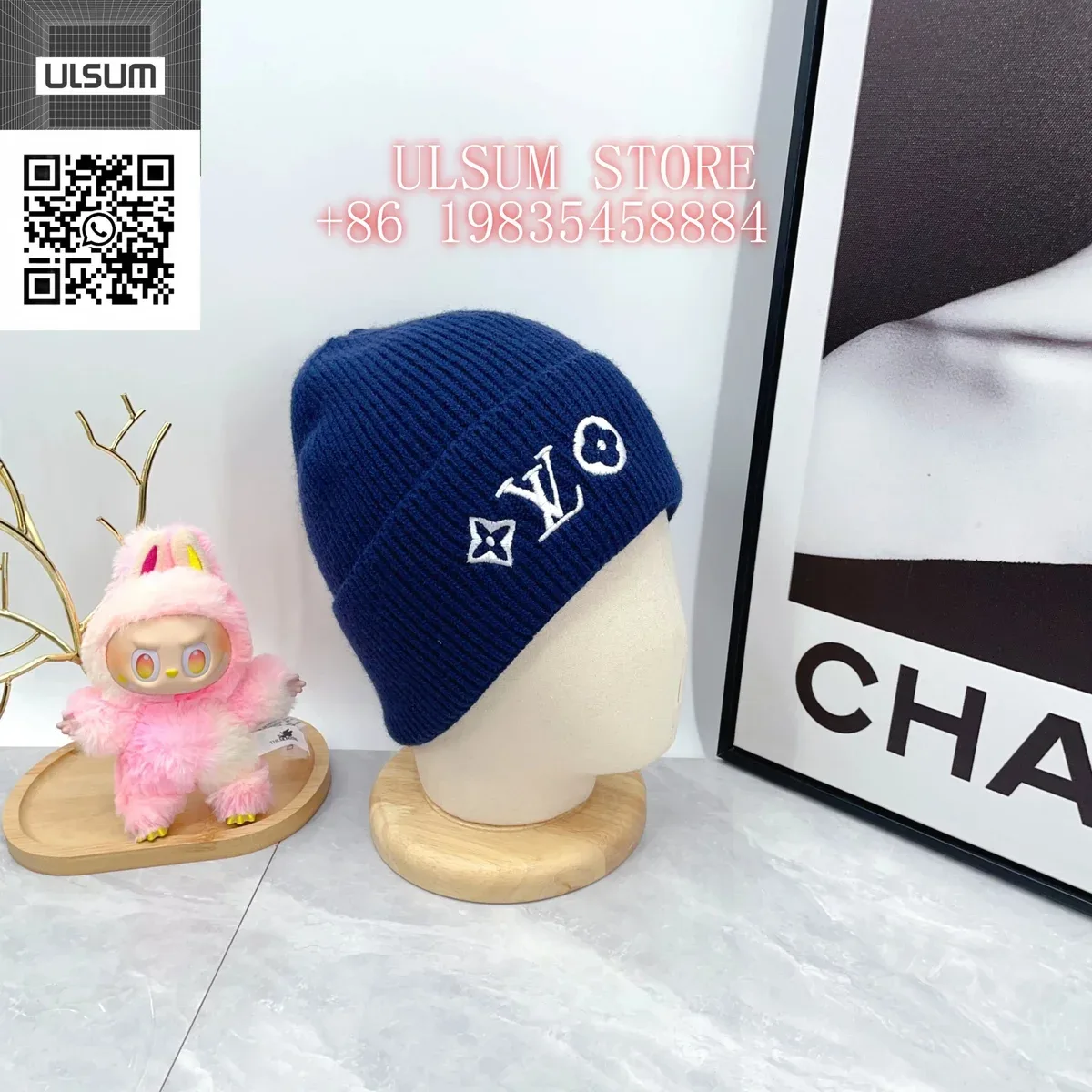 Louis Vuitton Tabi Navy Beanie