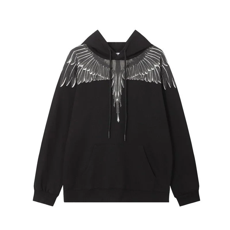 Marcelo Burlon Wings Black Hoodie