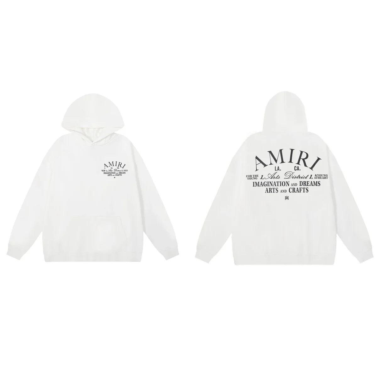 Amiri Arts & Crafts White Hoodie