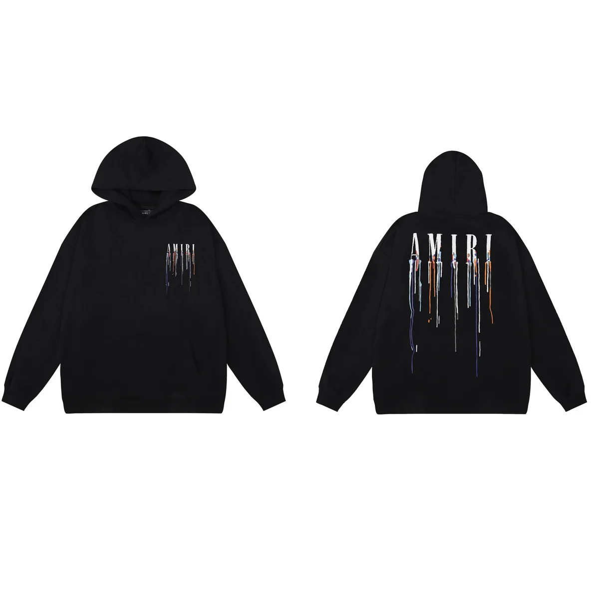 Amiri Dripped AMIRI Black Hoodie