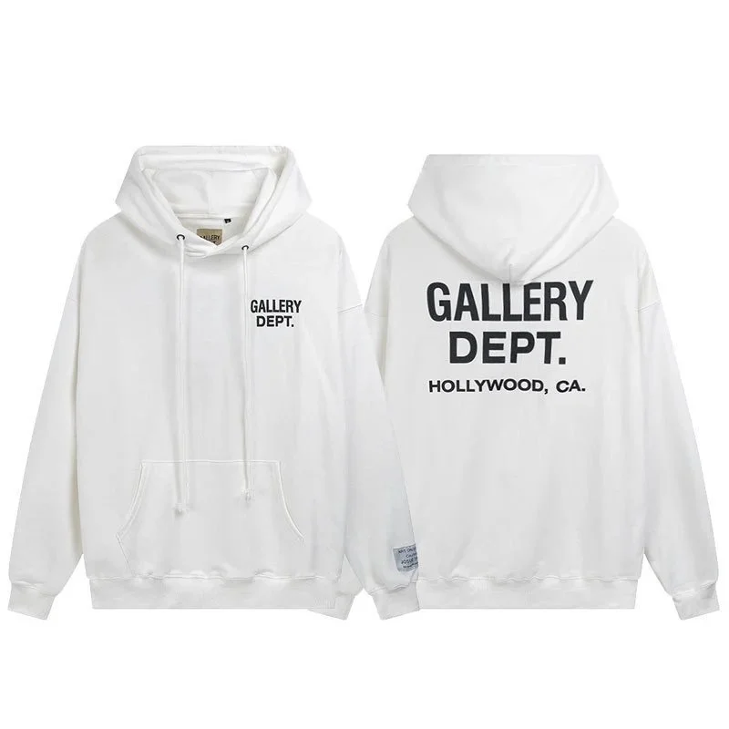 Gallery Dept. Hollywood White Hoodie