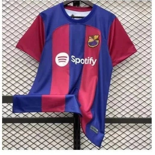 FC Barcelona Red Blue Striped Jersey