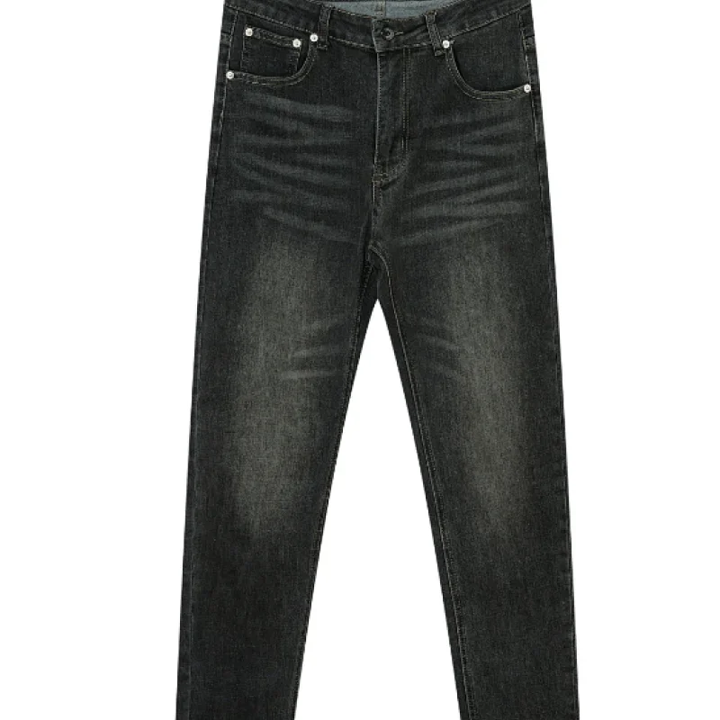牛仔1 Black Denim Jeans