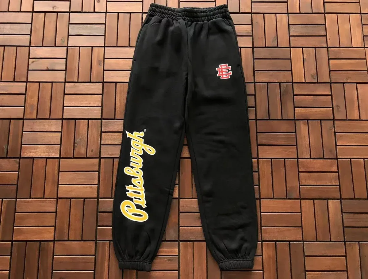 Black Pittsburgh Sweatpants