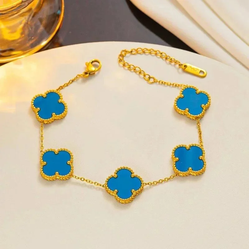 Tiffany & Co. Return to Tiffany Blue Clover Bracelet
