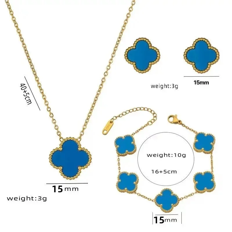 Tiffany & Co. Return to Tiffany Blue Clover Jewelry Set