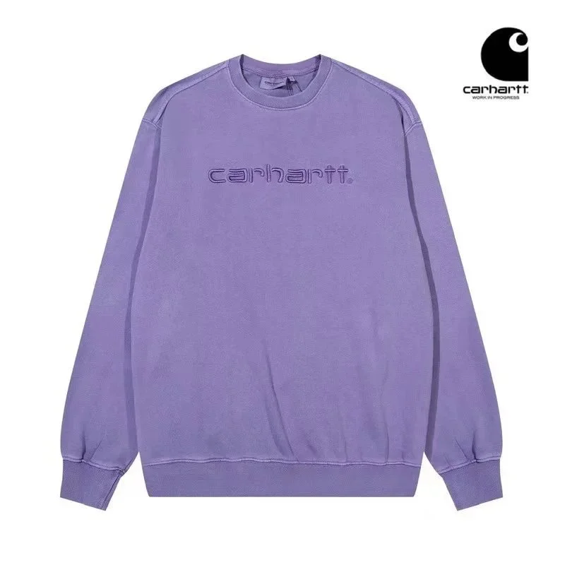 Carhartt Washed Purple Crewneck Sweatshirt