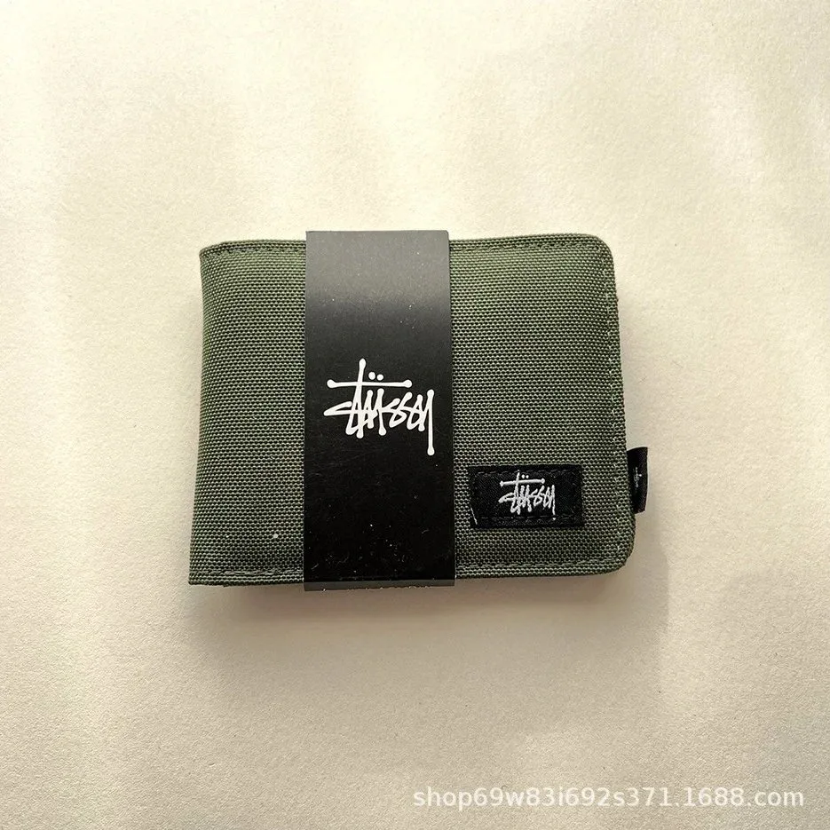 Stussy Stüssy Green Short Wallet