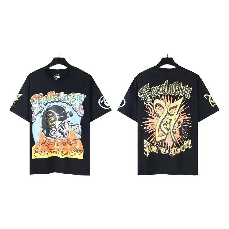 Hellstar Revolution Tee Black Streetwear