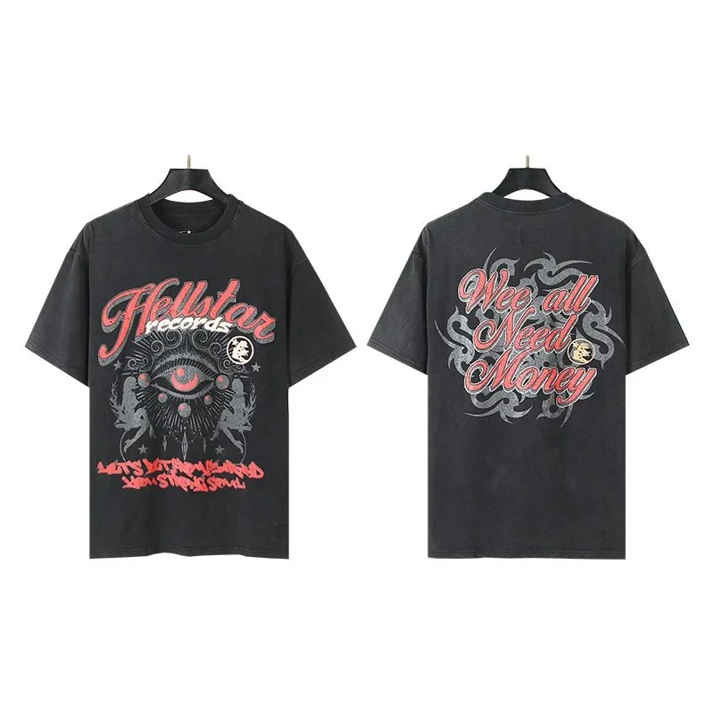 Hellstar Studios Wee All Need Money Black T-Shirt