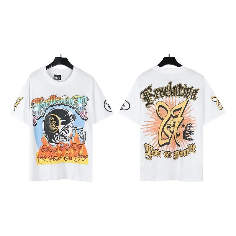 Hellstar White 'Revelation' Graphic T-Shirt