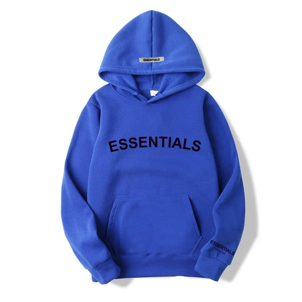 Fear of God Essentials Blue Hoodie