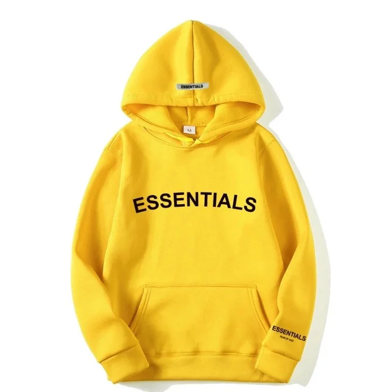 Fear of God Essentials Yellow Hoodie