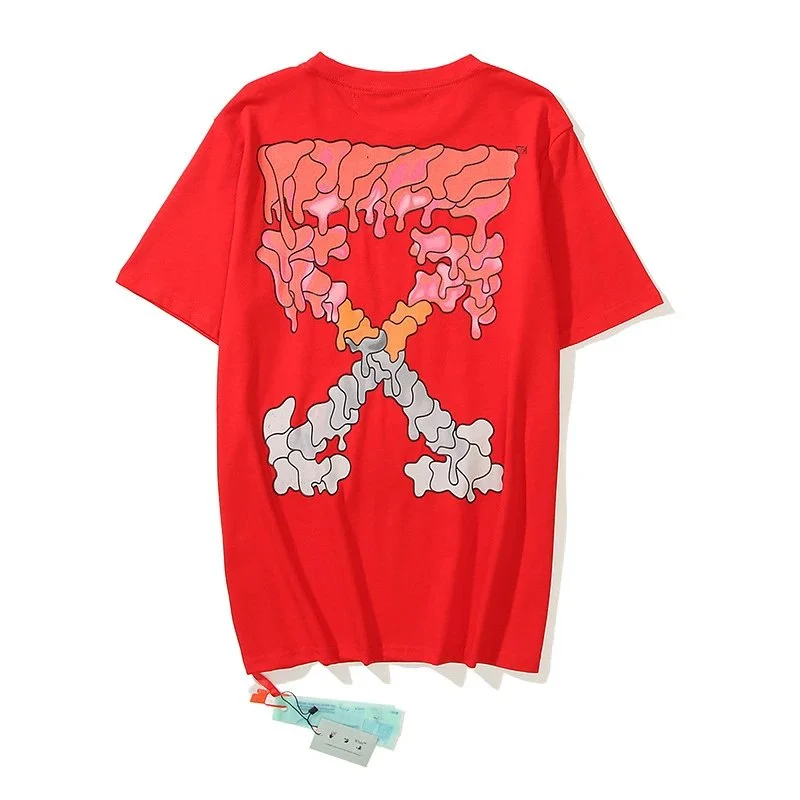 Off-White OW X Logo Red T-Shirt