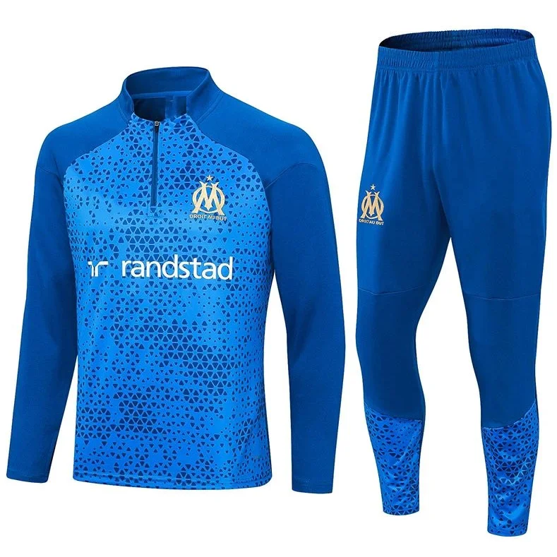 Olympique de Marseille Training Set Royal Blue