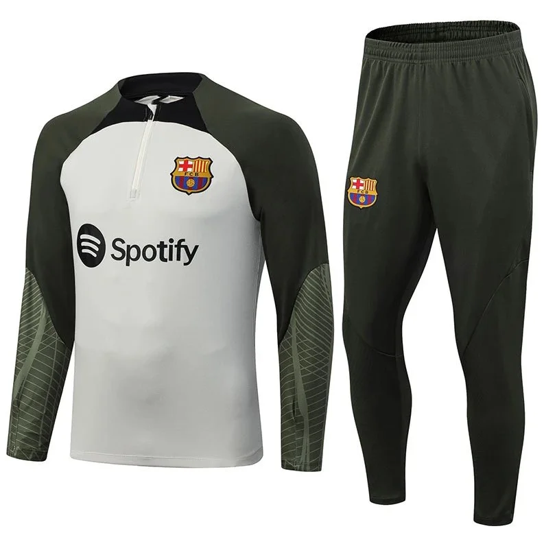 Nike Barcelona Training Set White/Green Tracksuit