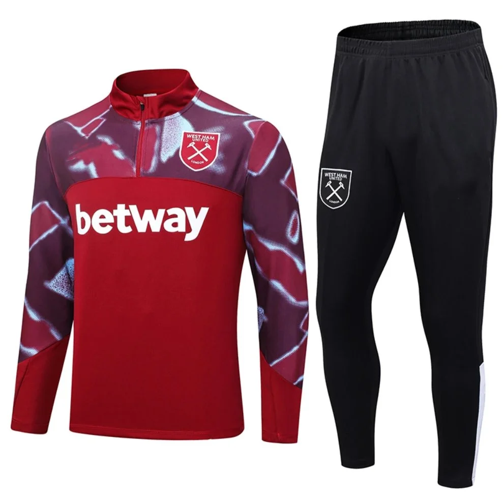 West Ham United Training Set Red/Black Tracksuit
